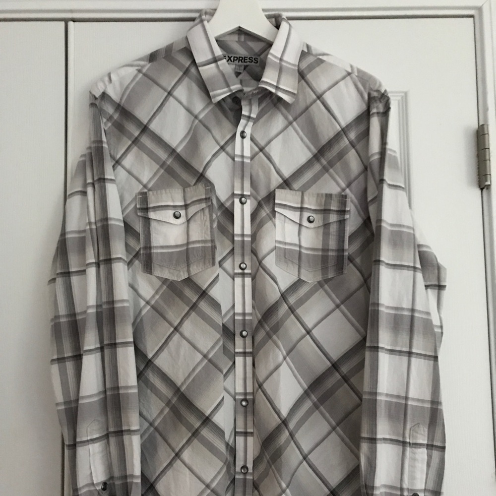 Express Men’s Snap Down Shirt